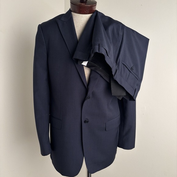 Versace Collection Suit‎ Jacket Pants Men's Sz 50 EU 40 US VGUC